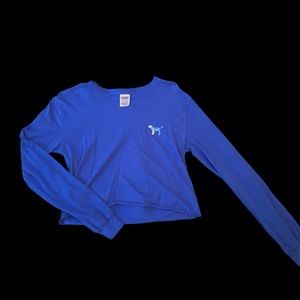 PINK Cropped Long Sleeve